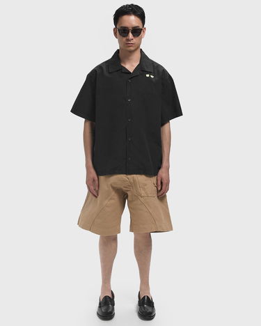 Košeľa JW Anderson Teacup and Teapot Embroidered Camp Collar Short Sleeve Shirt Čierna | SH0371-PG1823-781, 1