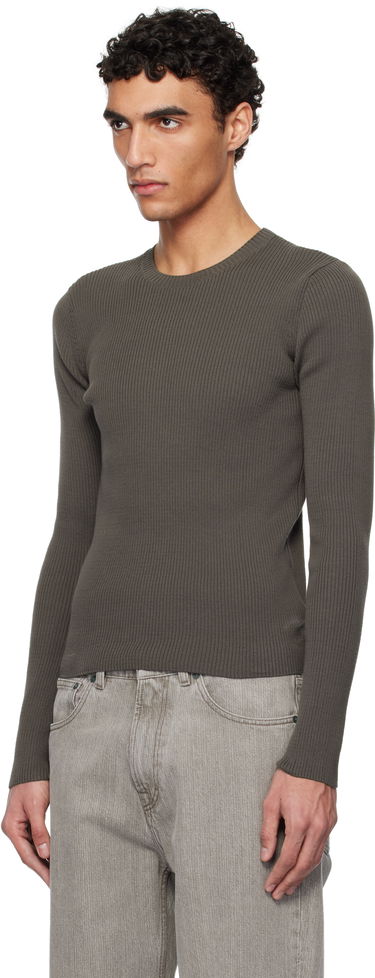Sveter OUR LEGACY Our Legacy Compact Roundneck Sweater Zelené | M2253CF, 3