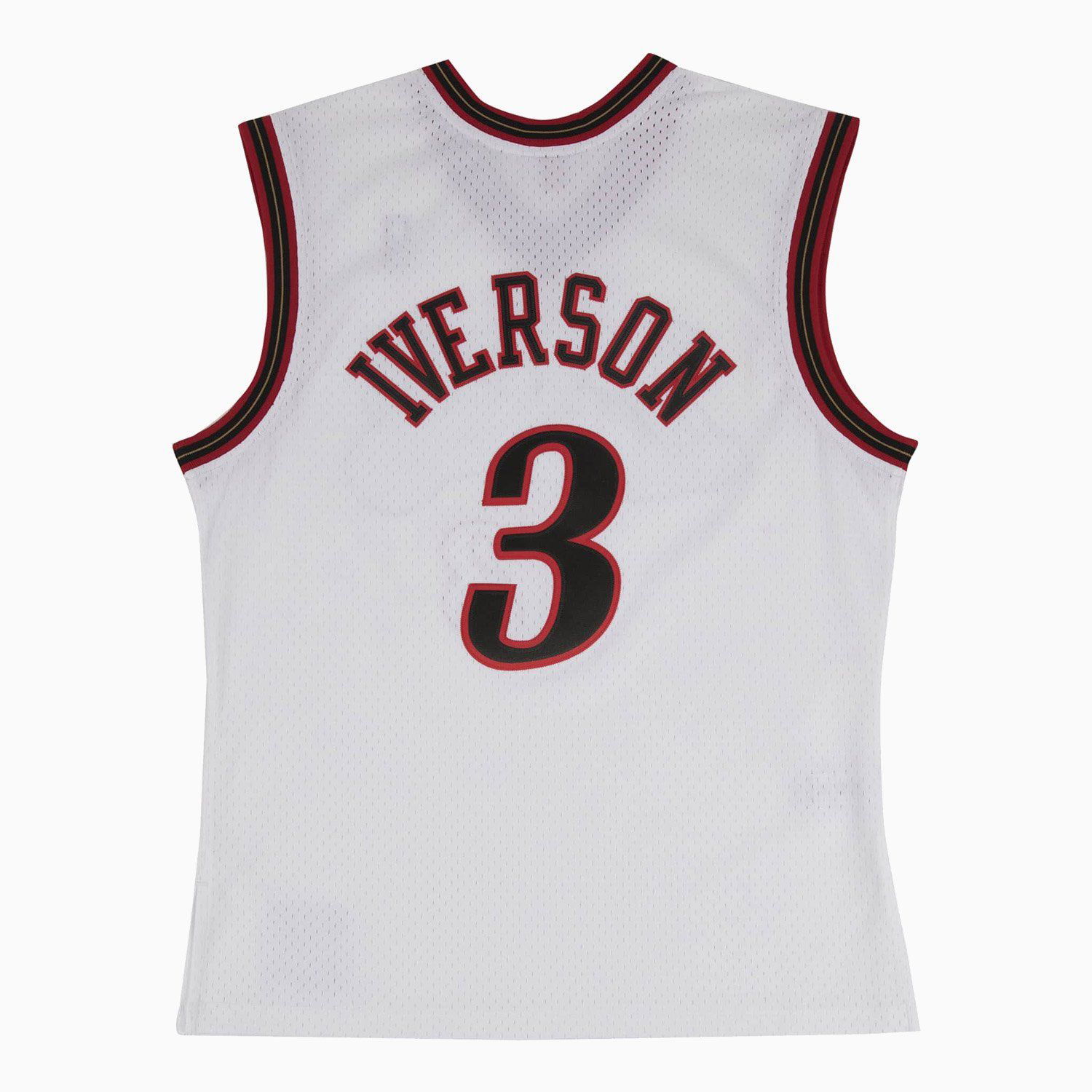 Dres Mitchell & Ness NBA Swingman Jersey Philadelphia 76ers Allen Iverson Biela | SMJYGS18200-P76WHIT00AIV, 1