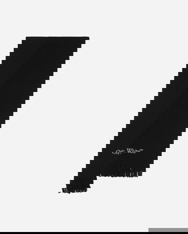 Šál Off-White Glitch Bookish Knit Scarf Black Čierna | OMMA051F23KNI001 1001, 0
