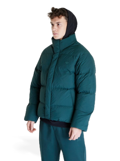 Prešívaná bunda adidas Originals C Down Puffer Zelené | HL9199