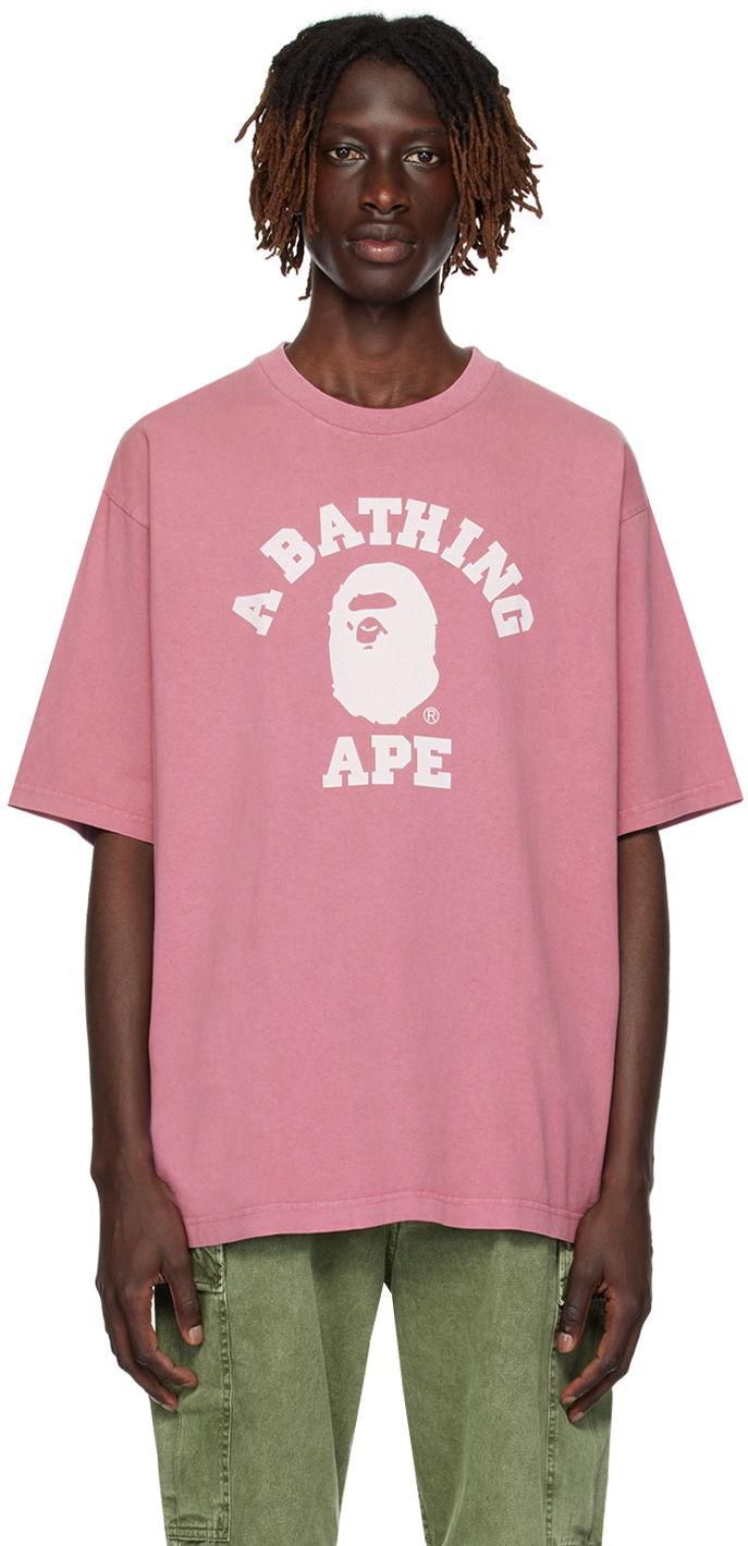 Tričko BAPE Printed T-Shirt Fialová | 001CSJ301021M, 0