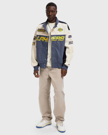 Bunda New Era Los Angeles Lakers NBA Motorsport Jacket Modrá | 60684335, 1