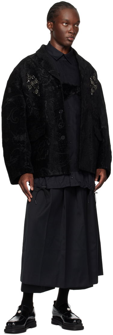 Bunda Simone Rocha Simone Rocha Embellished Boxy Jacket Čierna | 6099B 1092, 3
