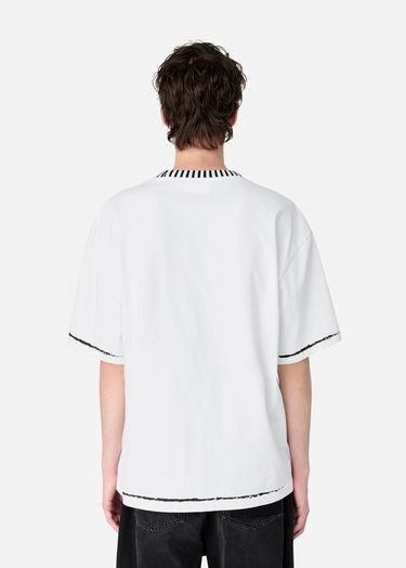 Tričko AXEL ARIGATO Seam Relaxed Fit T-Shirt Biela | A2975002, 3