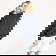 Pigment Dyed One Point Oversized Pullover Hoodie S