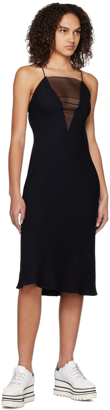 Šaty Stella McCartney Paneled Slip Dress Čierna | 6A01573AU354, 3