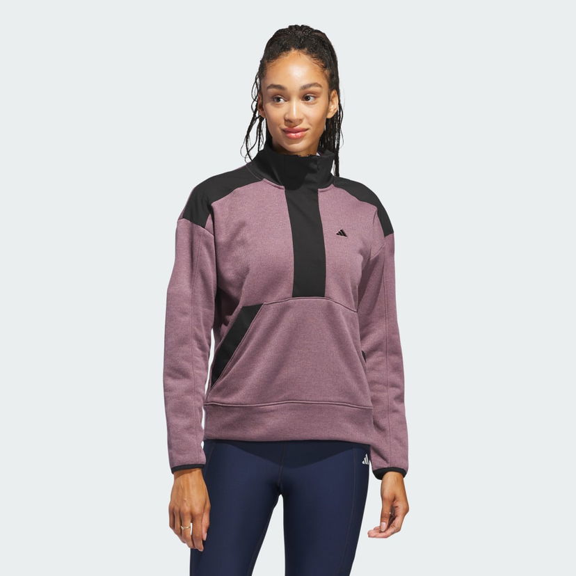 Bunda adidas Performance Go-to Quarter Zip Jacket Vínová | IZ2928