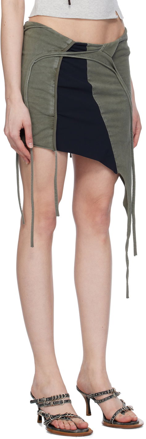 Sukňa Ottolinger Ottolinger Asymmetrical Miniskirt Zelené | 405206, 1