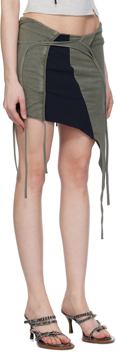Sukňa Ottolinger Ottolinger Asymmetrical Miniskirt Zelené | 405206, 1