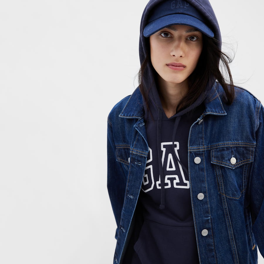Mikina GAP Heritage Hoodie Navy | 463506-00, 0