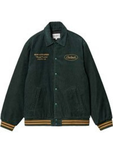 Bomber bunda Carhartt WIP Rugged Letterman Jacket Zelené | I032436.1SGXX