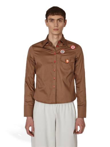 Košeľa CORMIO Katy Shirt Hnedá | CORKATYLSTEE BEIGE