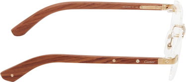 Slnečné okuliare Cartier Santos de Cartier Optical Frame Glasses Hnedá | CT0513O-002, 1