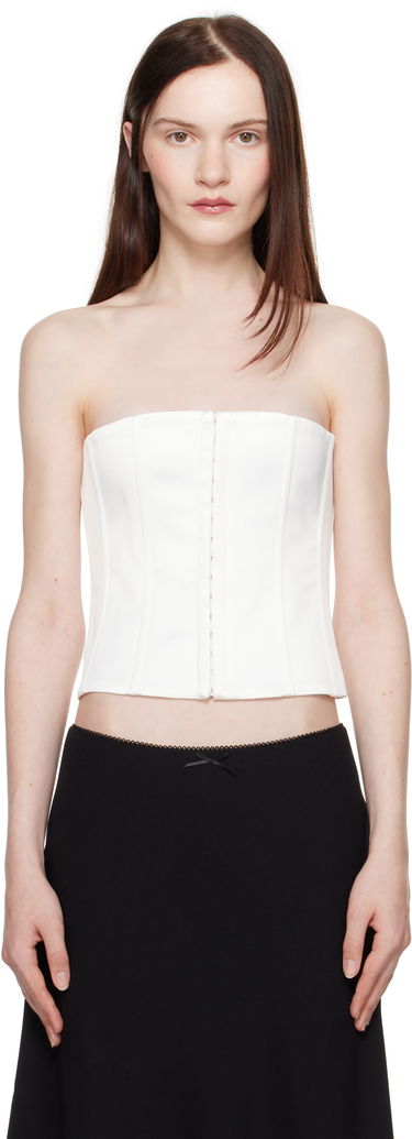 Podprsenka GUIZIO Guizio Satin Corset Top Biela | C00105W037, 0
