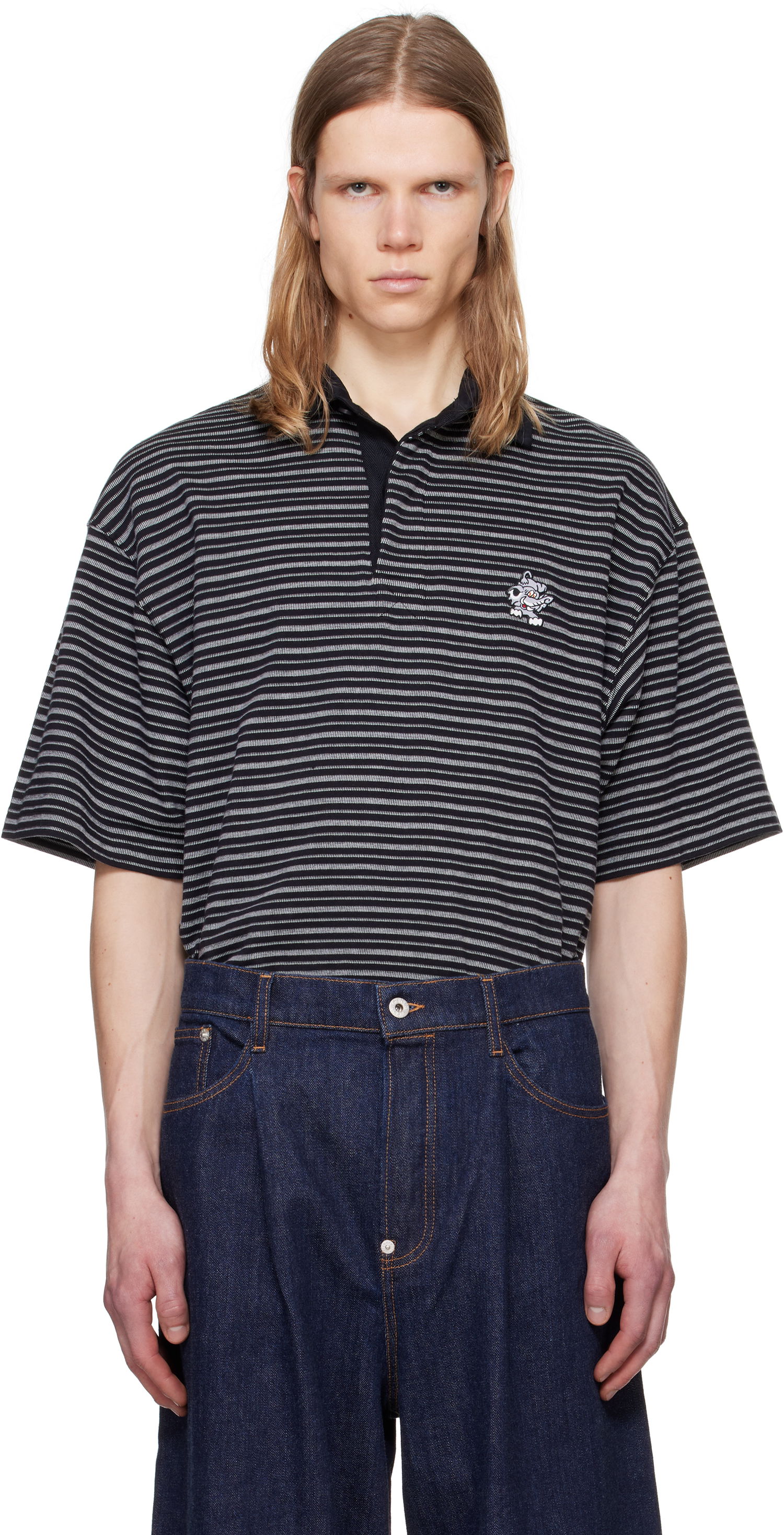 Polo tričko KENZO Kenzo Paris VERDY Edition Embroidered Polo Čierna | FF55PO5414SD, 0
