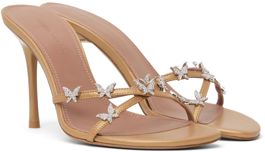 Amina Muaddi Debora Heeled Sandals