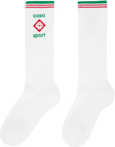 Ponožky Casablanca Casa Sport Logo Socks Biela | APS24-ACC-077-01, 1