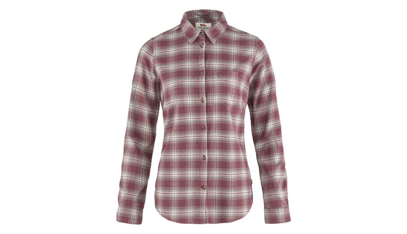 Košeľa FJÄLLRÄVEN Ovik Flannel Shirt Vínová | F89833-410-021