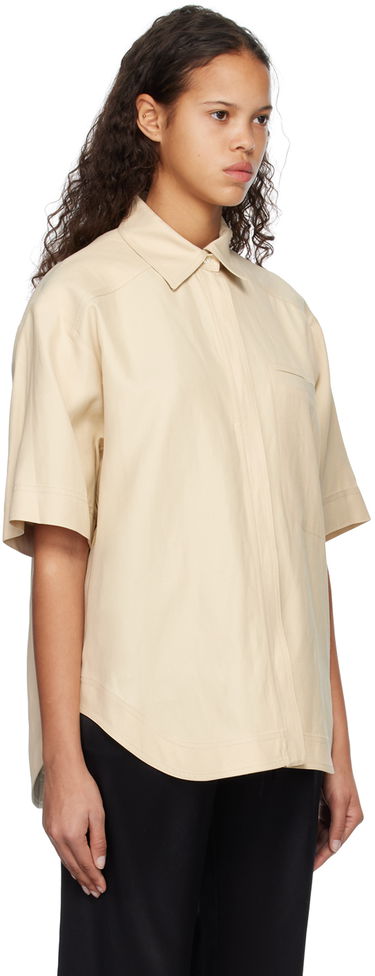 Košeľa Loulou de Saison Loulou de Saison Moheli Short Sleeve Shirt Čierna | MOHELI, 4