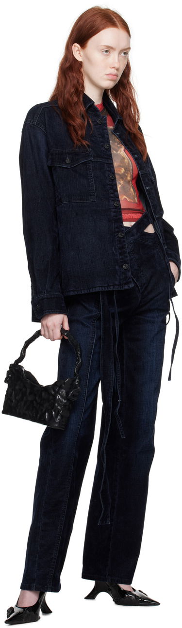 Džínsy Ottolinger Ottolinger Wrap Jeans Modrá | 1700211, 3