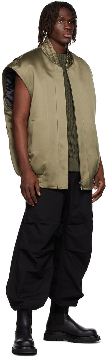 Sveter We11done We11done Knitted Cotton Vest Zelené | WD-KV1-22-607-U-KK, 3