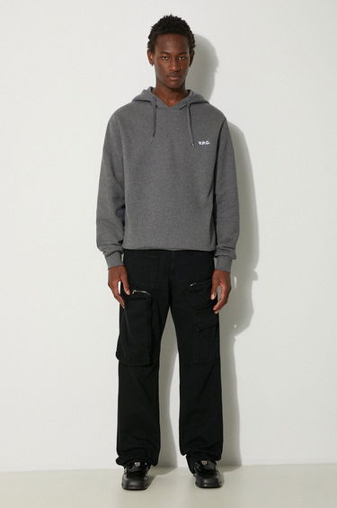 Mikina A.P.C. Boxy Petit Hoodie Šedá | COHBR.H27917.TPR, 1