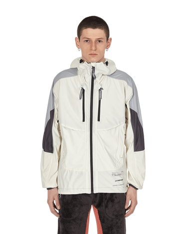 Bunda and wander x Slam Jam Raschel Rip Shell Hooded Jacket Biela | AWW-FT137 13, 0