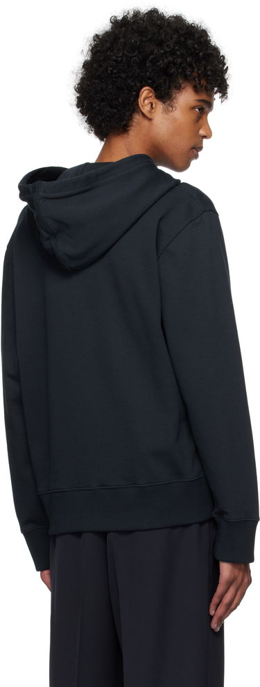 Mikina Courrèges Courrèges Buttoned Hoodie Čierna | 125JHO037JS0120, 2