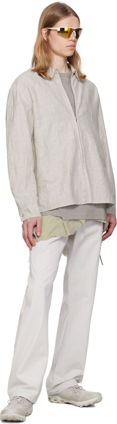 Košeľa Post Archive Faction (PAF) PAF 8.0 Right Zip-Up Shirt Šedá | 8.0 TSR-IV, 3
