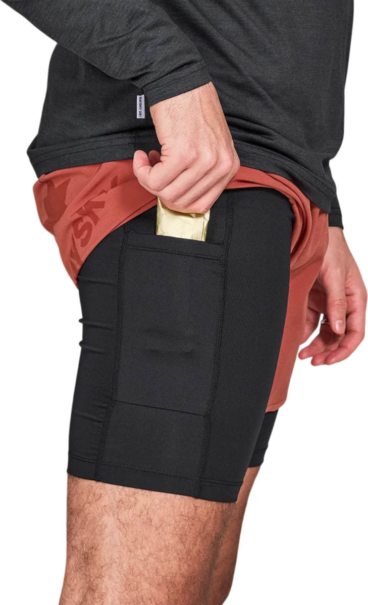 Šortky Saysky Saysky 2 in 1 Pace Shorts Červená | nmrsh20c505, 1