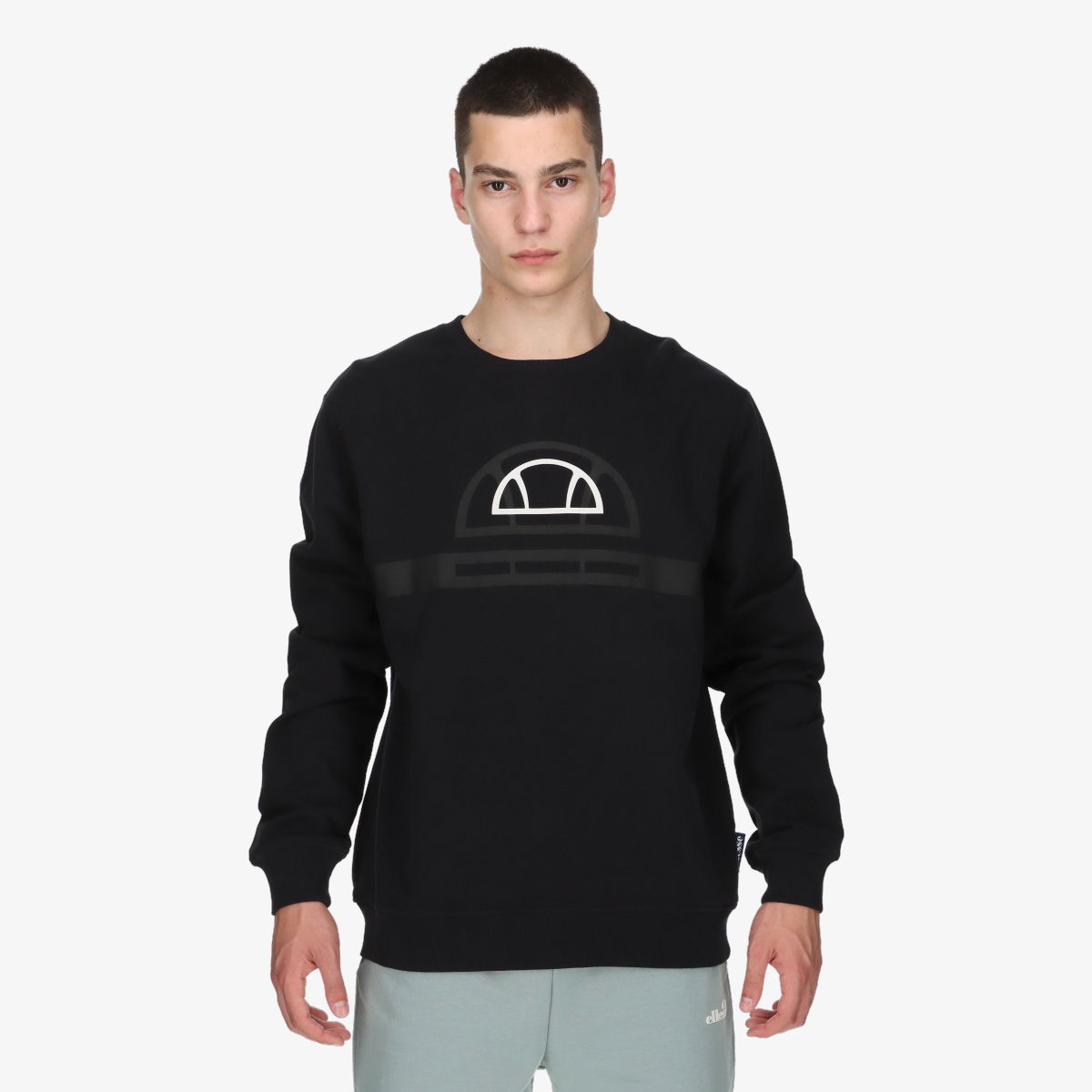 Mikina Ellesse Men's Crewneck Sweatshirt Čierna | ELA253M601-01, 1