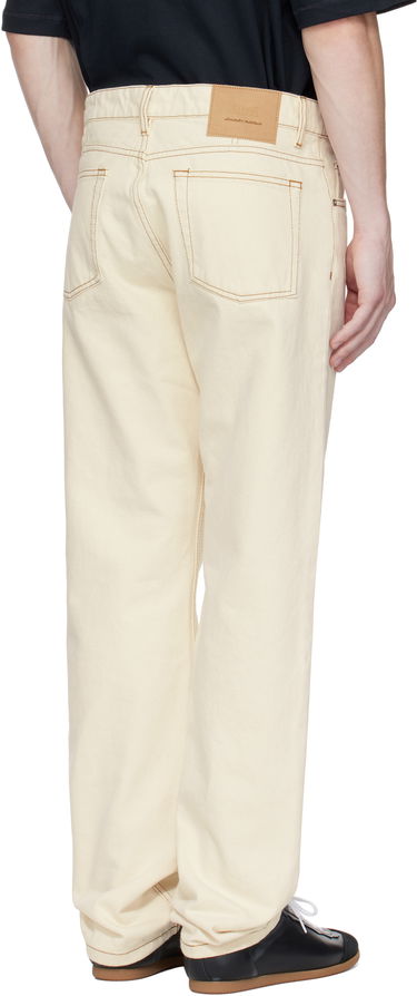 Džínsy AMI AMI Paris Classic Fit Jeans Béžová | HTR001.DE0039, 2