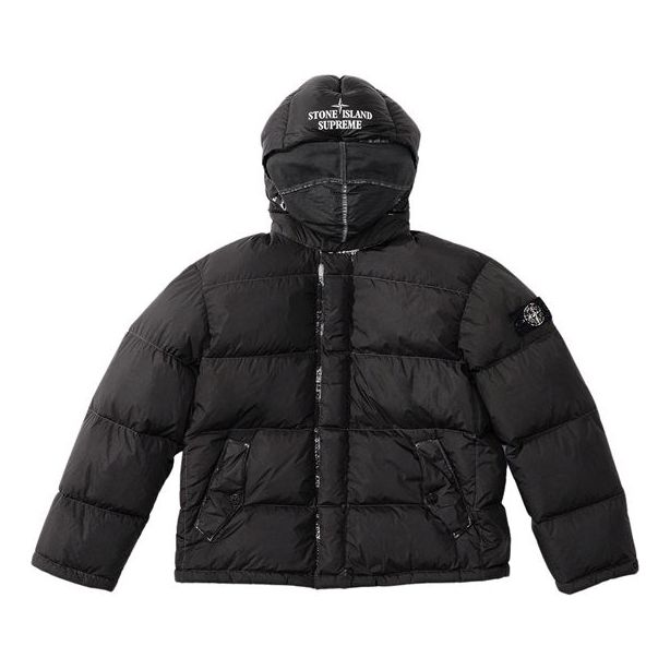 Prešívaná bunda Supreme Painted Camo Crinkle Down Jacket Čierna | SUP-FW20-295, 0