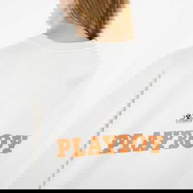 Mikina Footshop Playboy x FTSHP Crewneck UNISEX Off White Biela | FTSHP_520, 7