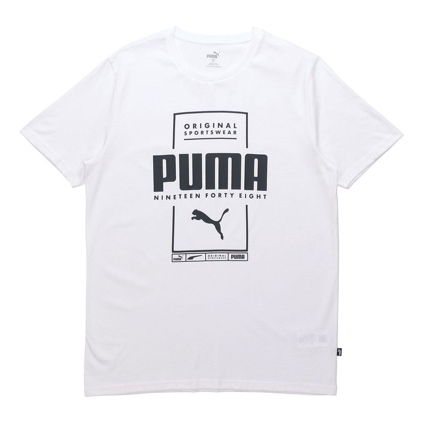 Tričko Puma Original Sportswear Graphic Tee Biela | 586586-02