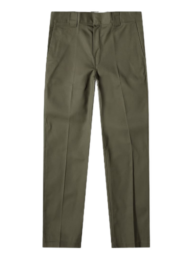 Nohavice Dickies 873 Slim Straight Work Zelené | DK0A4XK9OGX1