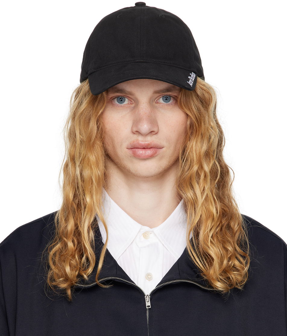Šiltovka Acne Studios Embroidered Logo Cap Čierna | C40380-, 0