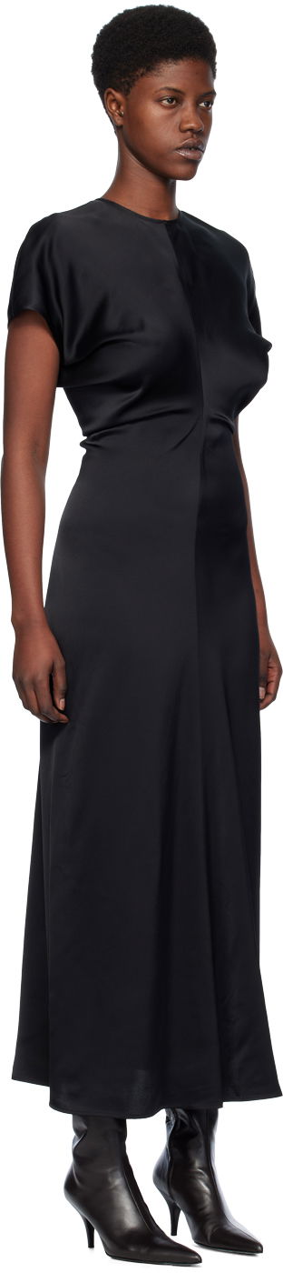 Šaty TOTEME TOTEME Slouch Waist Maxi Dress Čierna | 241-WRD1103-FB0020, 1