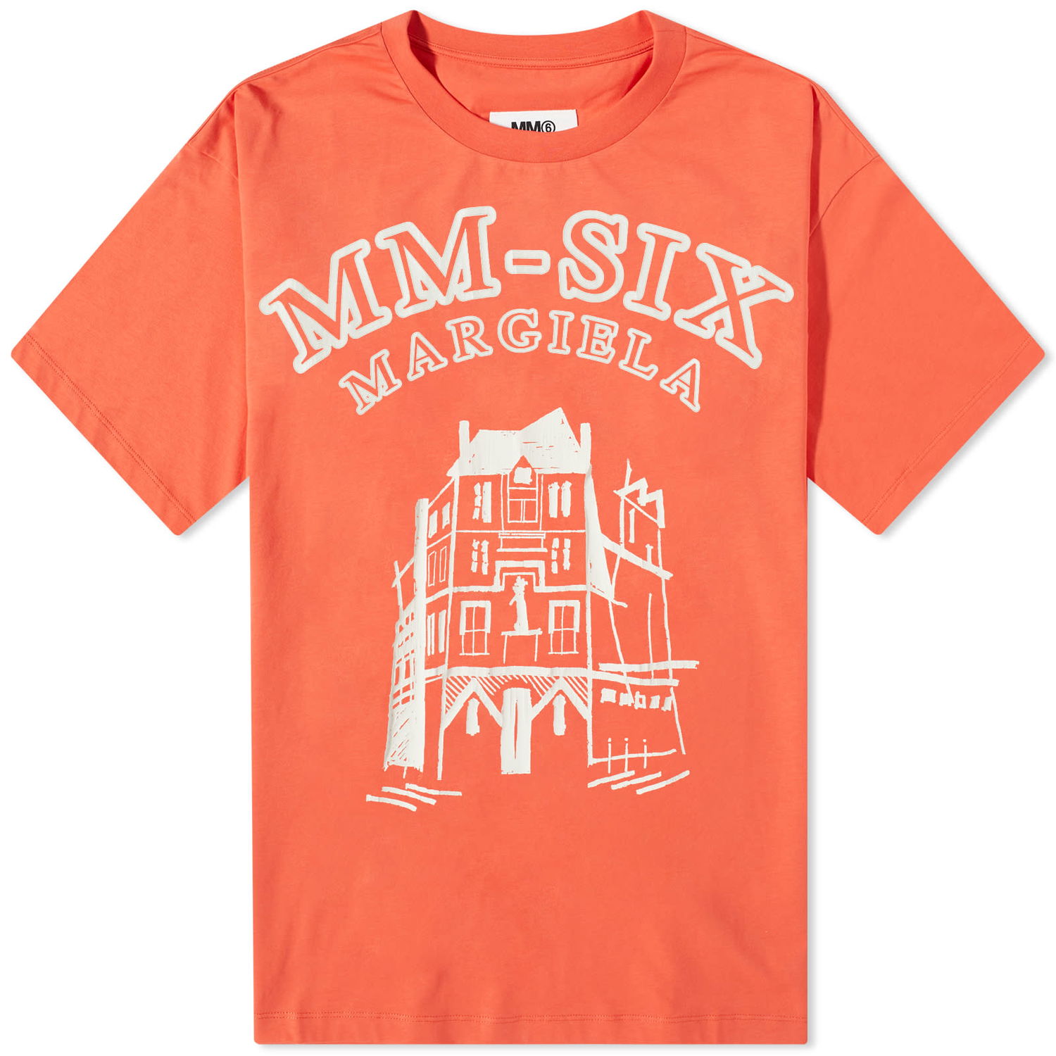 Tričko Maison Margiela MM-Six T-shirt Oranžová | S52GC0276-S24312-204, 0