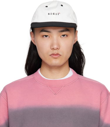 Šiltovka sacai Sacai x WTAPS Cotton Twill Cap Biela | 25-0933S, 0