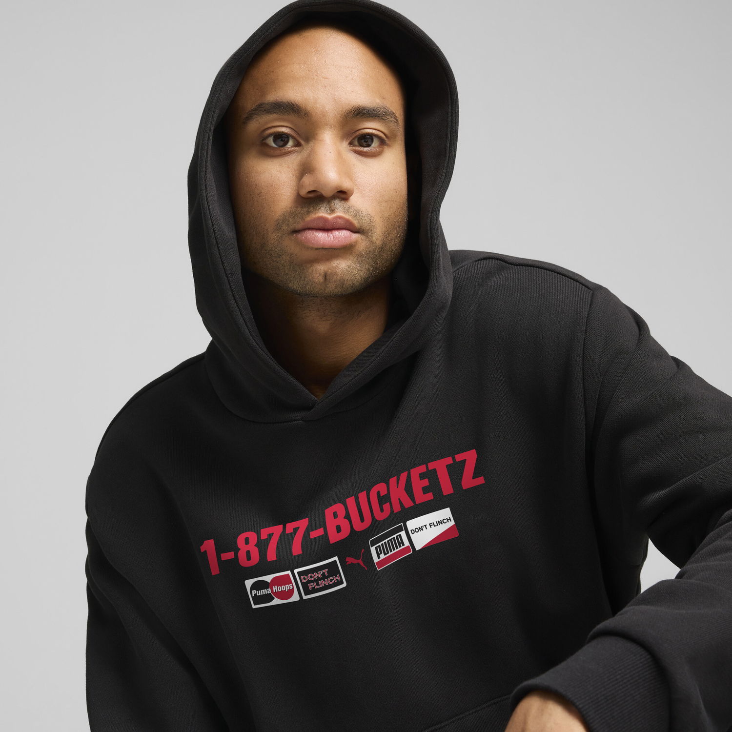 Mikina Puma Call Us Now Basketball Hoodie Čierna | 627152_01, 1