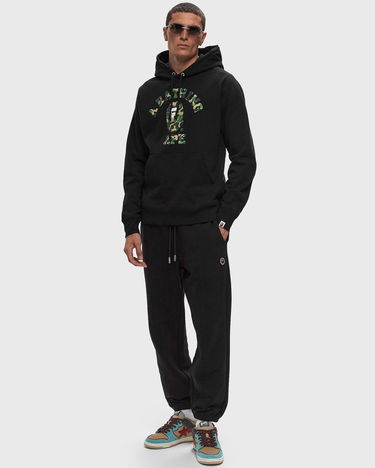 Tepláky BAPE ONE POINT RELAXED FIT SWEATPANTS Čierna | 001PTK801311MBLK, 1