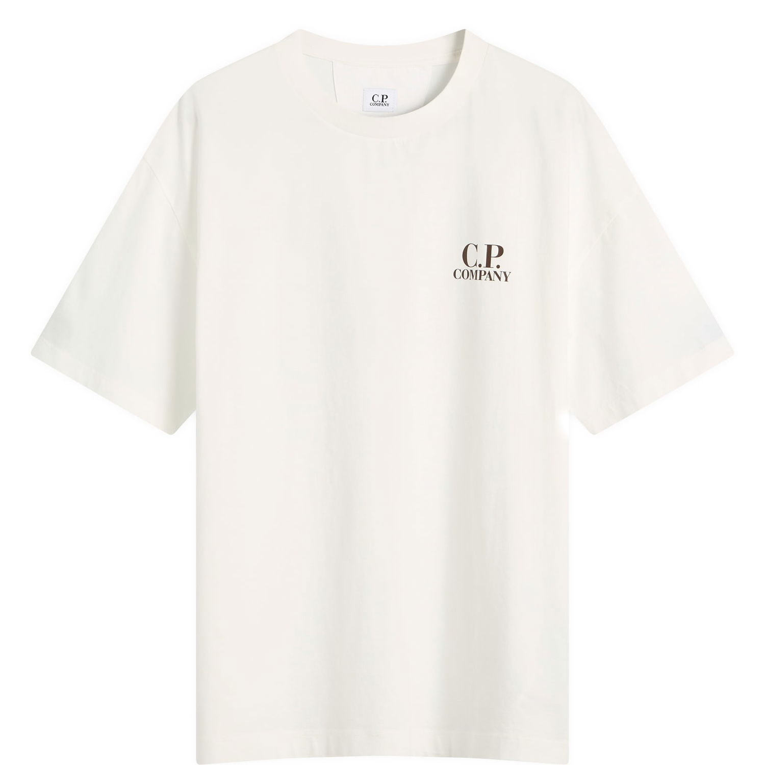 Tričko C.P. Company Logo Print T-Shirt Biela | 19CMTS103A-005100W-103, 0