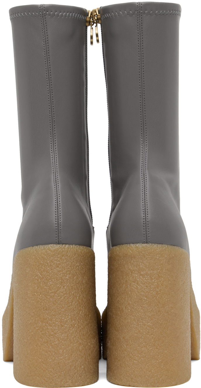 Tenisky a topánky Stella McCartney Skyla Heeled Boots Šedá | 800371W1CV0, 1