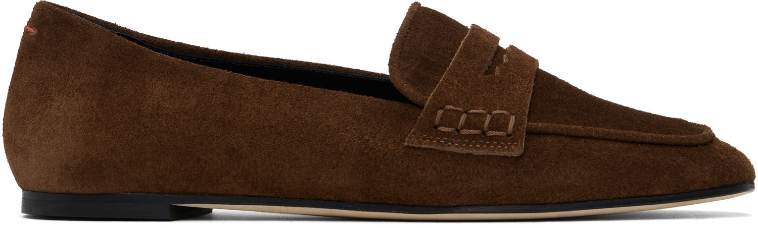 Oblečenie Aeyde Aeyde Alfie Suede Loafers Hnedá | A11-FL-GGRS08FL1-SS24-990-022, 0