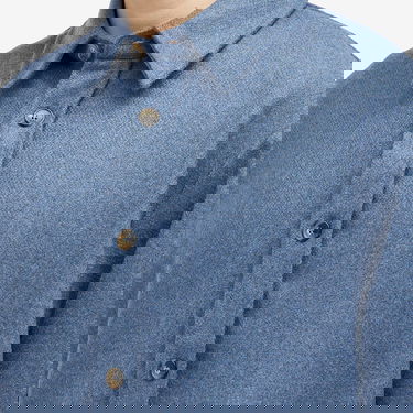 Košeľa A.P.C. Blue Marl Wool Overshirt Modrá | WVBCV-H02884-PIC, 5