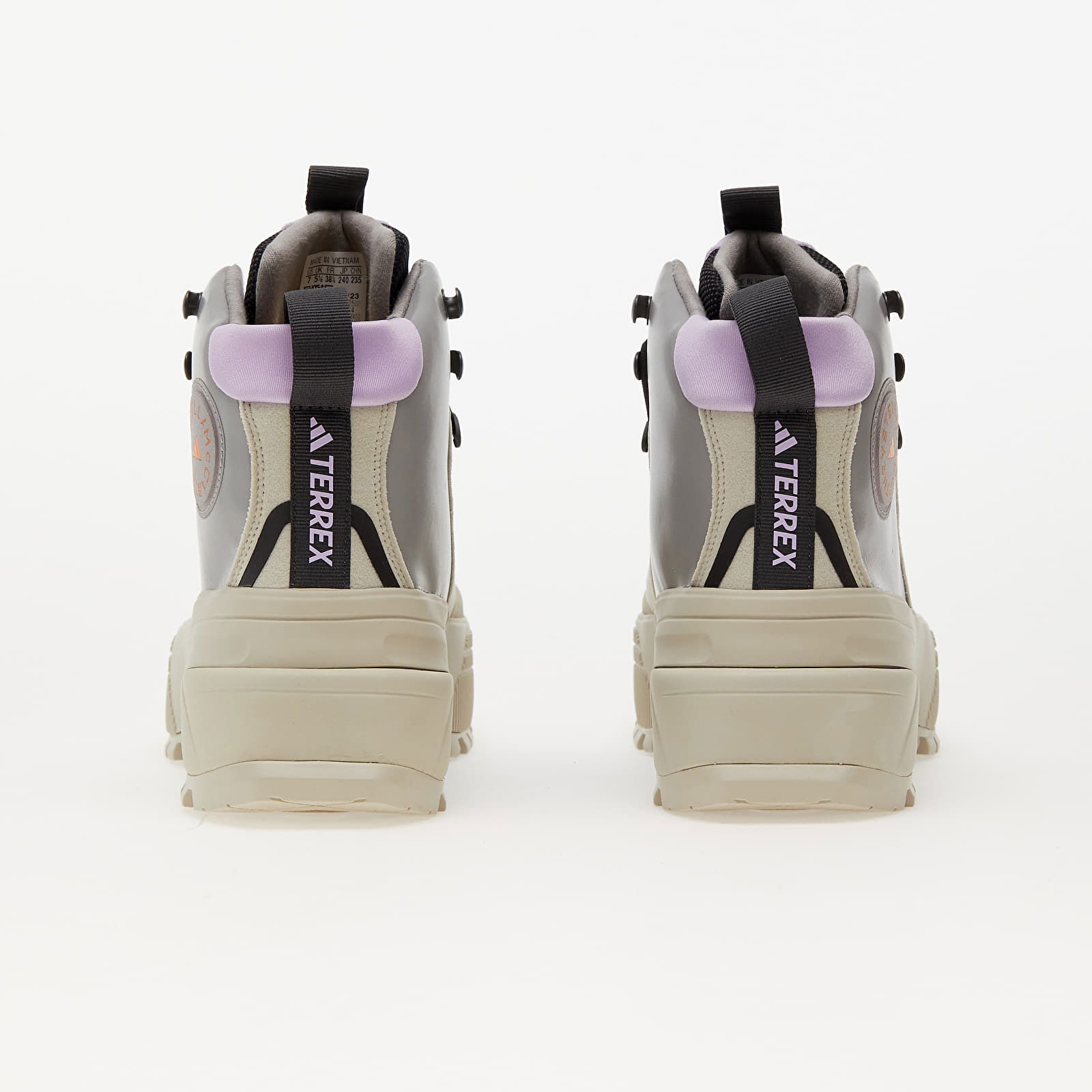 x by Stella McCartney X Terrex Hiking Boots "Gobi/ Utility Black/ Purglo"