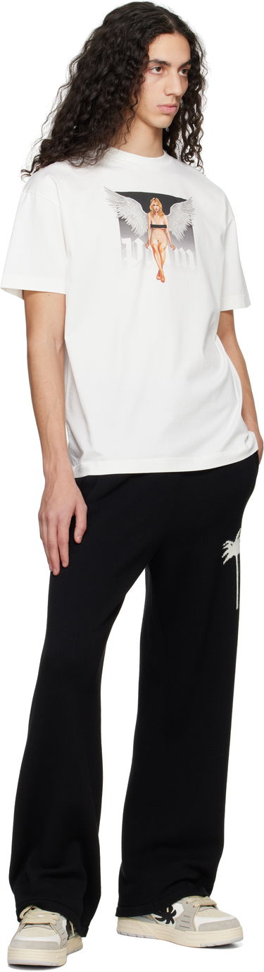 Tričko Palm Angels Palm Angels Pin Up Graphic T-Shirt Biela | PMAA001S25JER00A0310, 3