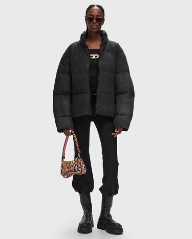 Prešívaná bunda Diesel W-RAVEEL-FEM Puffer Jacket Čierna | A14659-0CBCS-9XXA, 1